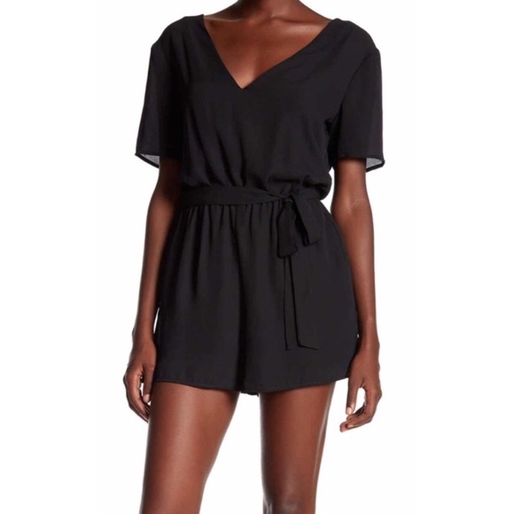 Charles Henry Pants - Charles Henry V Neck Romper
